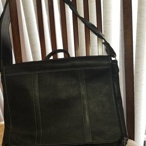 Real Leather Messenger Bag for Men and Women